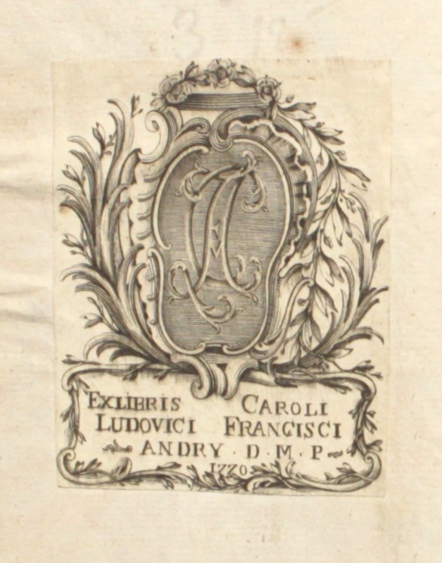 Ex-libris anonyme gravé sur bois par René BARANDE